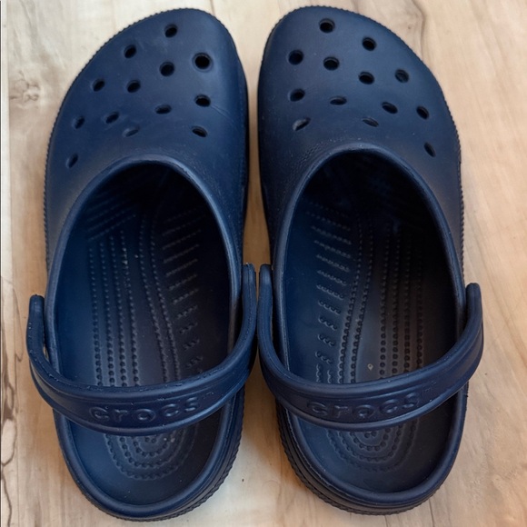CROCS Classic Navy Blue Clogs - Picture 5 of 7